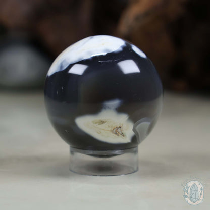 55mm Madagascan Orca Agate Sphere
