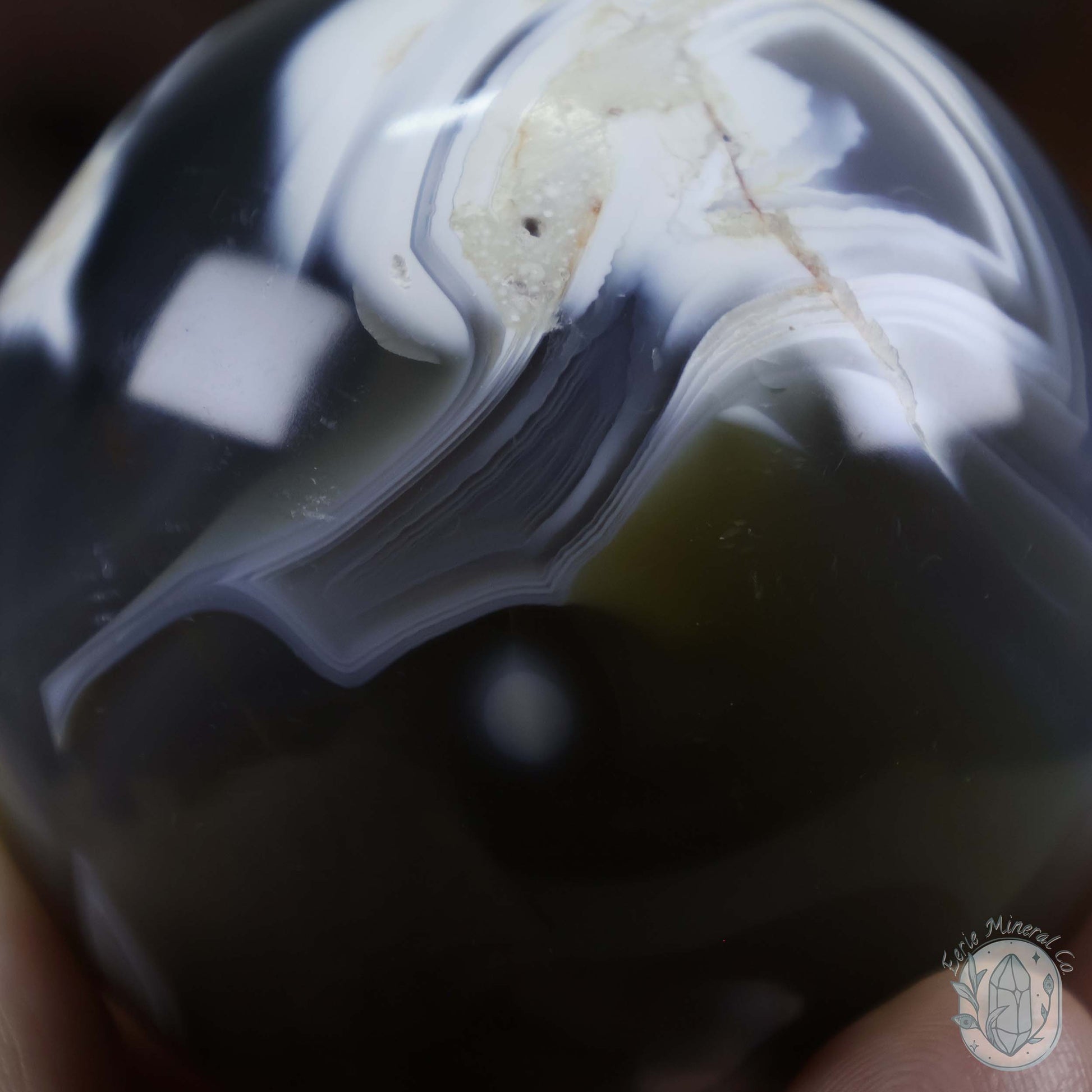 55mm Madagascan Orca Agate Sphere