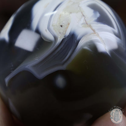 55mm Madagascan Orca Agate Sphere
