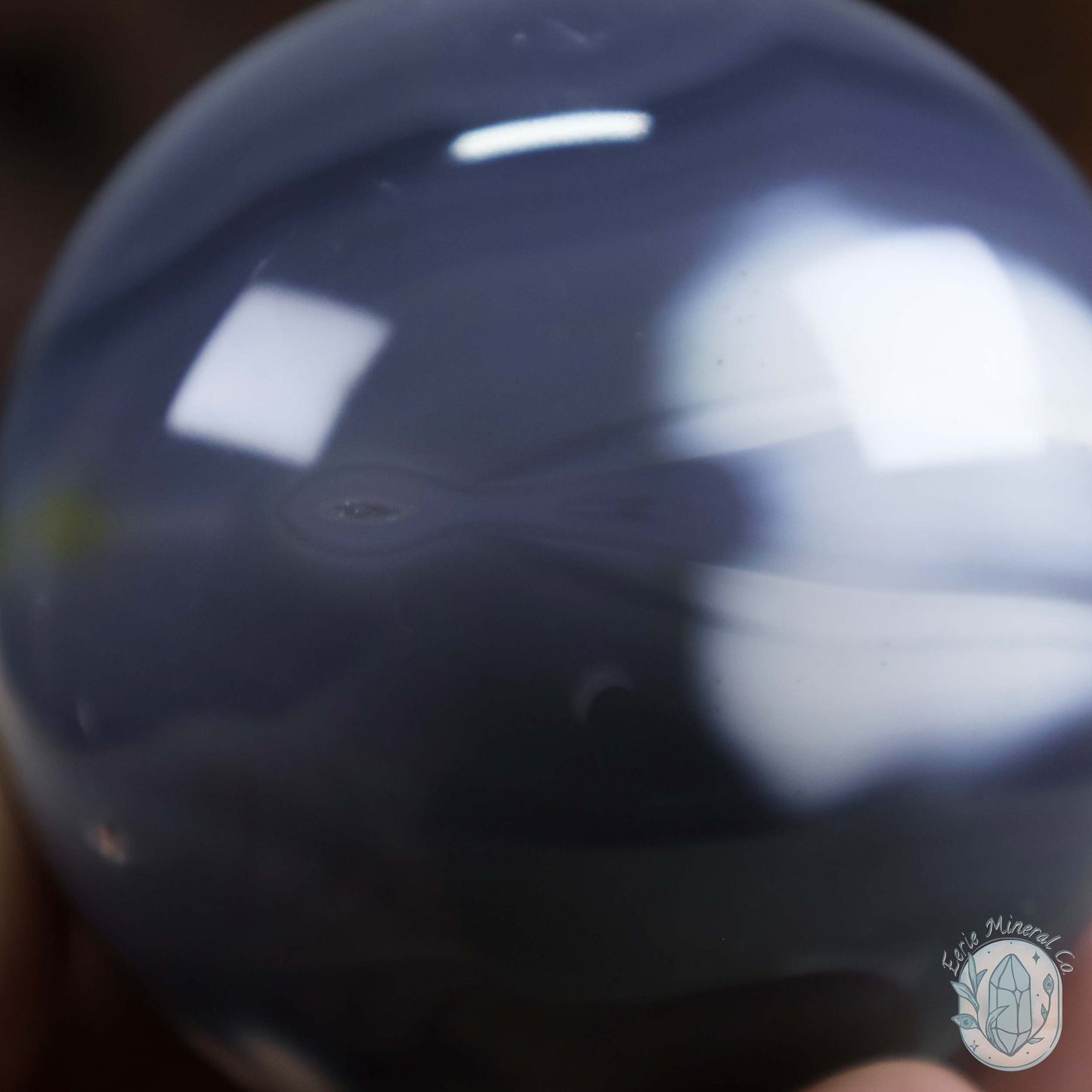 59mm Orca Agate Sphere From Madagascar