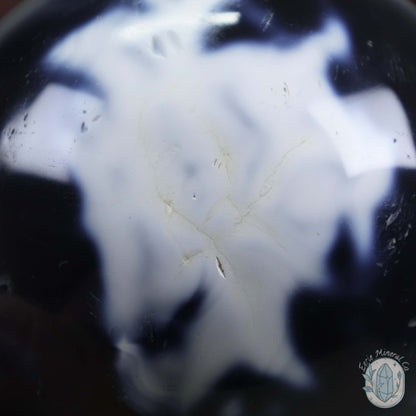 79mm Orca Agate Sphere From Madagascar