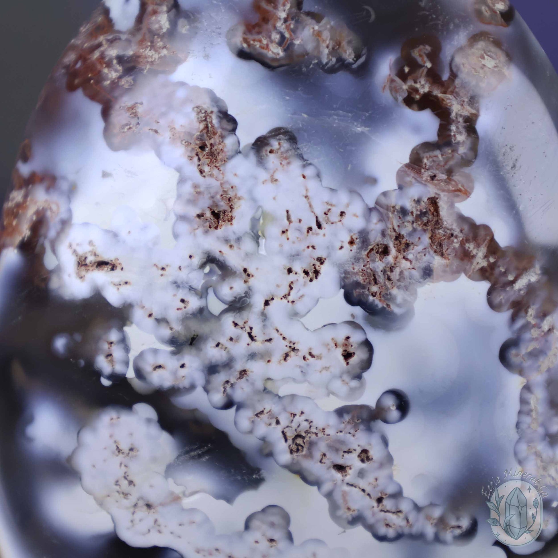 Polished Orca Agate Freeform Carving