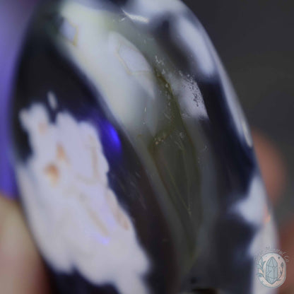 Polished Orca Agate Freeform Carving