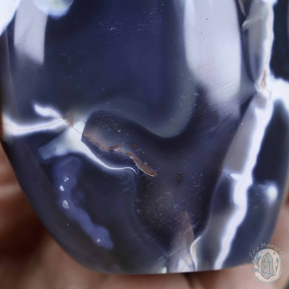 Polished Orca Agate Freeform Carving