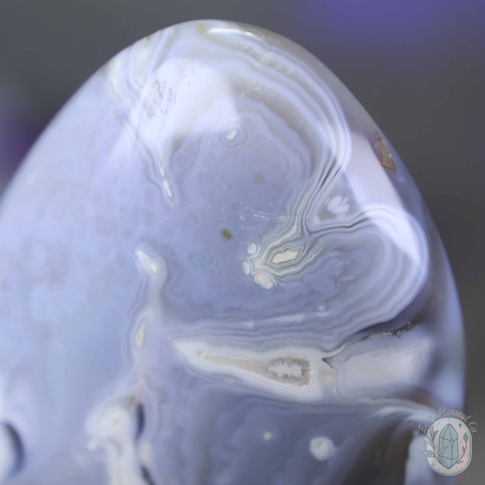 Polished Orca Agate Freeform Carving