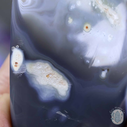 Polished Orca Agate Freeform Carving