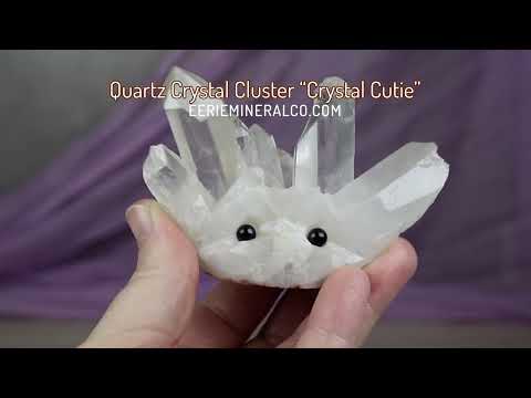 Clear Quartz Crystal Cluster "Crystal Cutie"