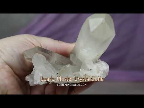 Large Clear Quartz Crystal Cluster Cutie