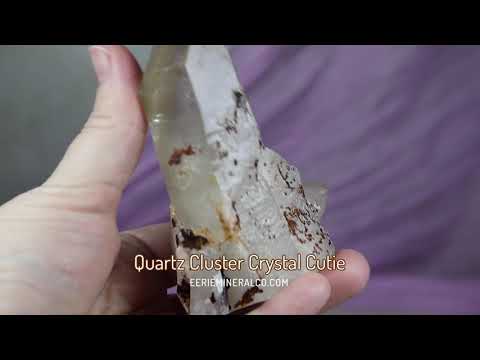 Large Clear Quartz Crystal Cluster Cutie