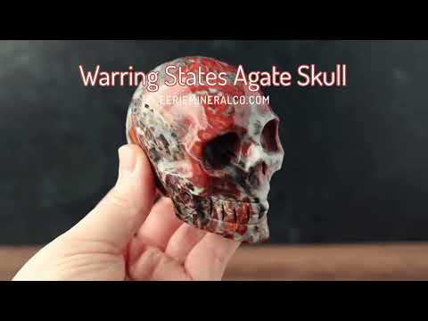3.4" Warring States Agate Skull
