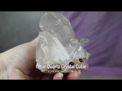 Large Clear Quartz Crystal Cluster Cutie