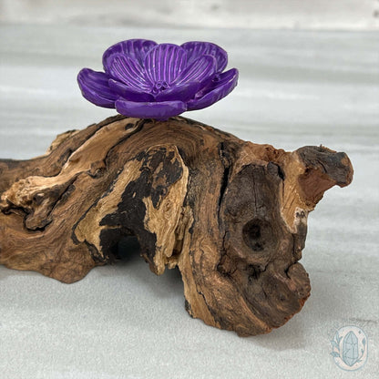 Driftwood Purple Cherry Blossom 2 Sphere Holder Stands