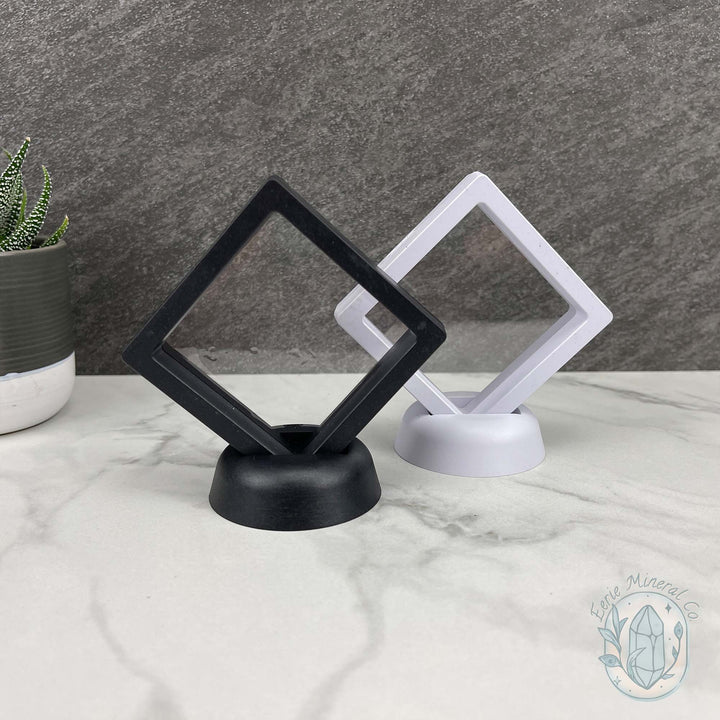 3D Gem and Crystal Square Suspension Floating Display Cases