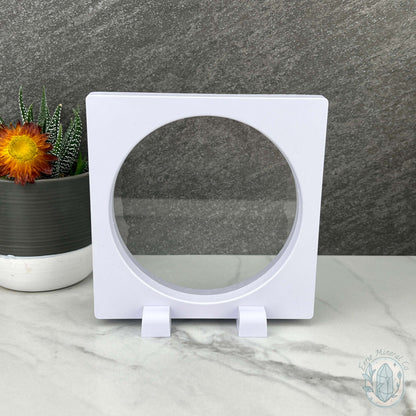 3D Gem and Crystal Circular Window Suspension Display Cases