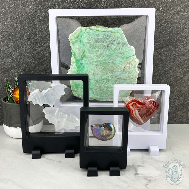 3D Gem and Crystal Instant Picture Style Suspension Display Cases