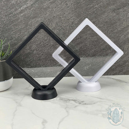 3D Gem and Crystal Square Suspension Floating Display Cases