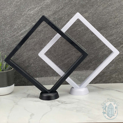 3D Gem and Crystal Square Suspension Floating Display Cases