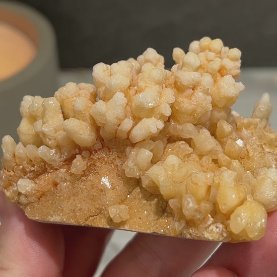Yunnan Province Creamy Calcite Cave Stalactite Specimen