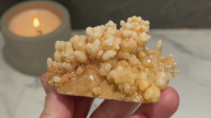 Yunnan Province Creamy Calcite Cave Stalactite Specimen