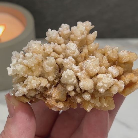 Yunnan Province Creamy Calcite Cave Stalactite Specimen