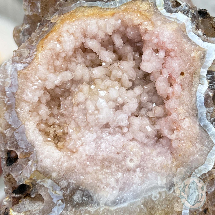 Large Agate with Quartz Hedgehog Specimen