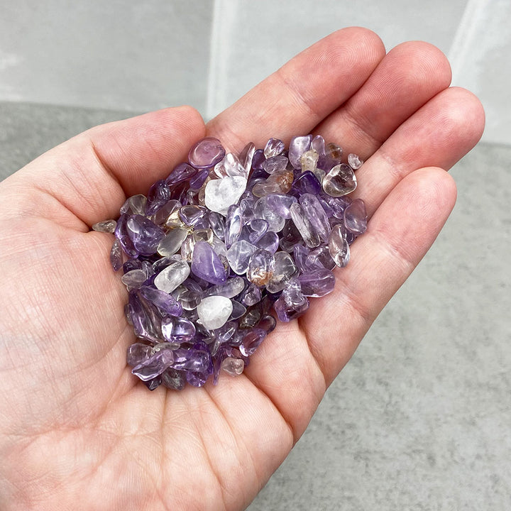 Polished Amethyst and Citrine Mixed Chips