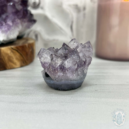 Amethyst Crystal Cluster with Goethite Pet Rock