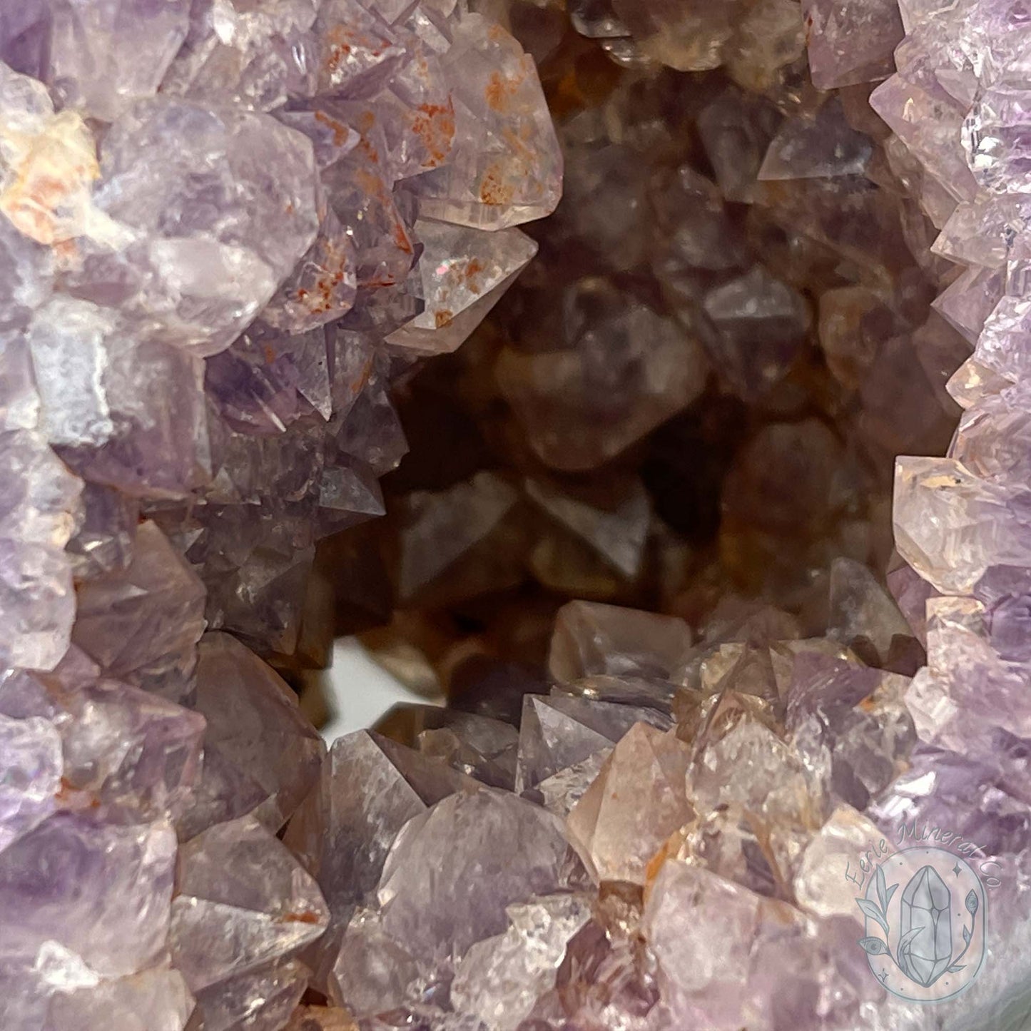Purple Amethyst Geode Egg with Display Stand