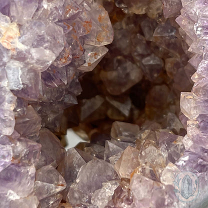Purple Amethyst Geode Egg with Display Stand