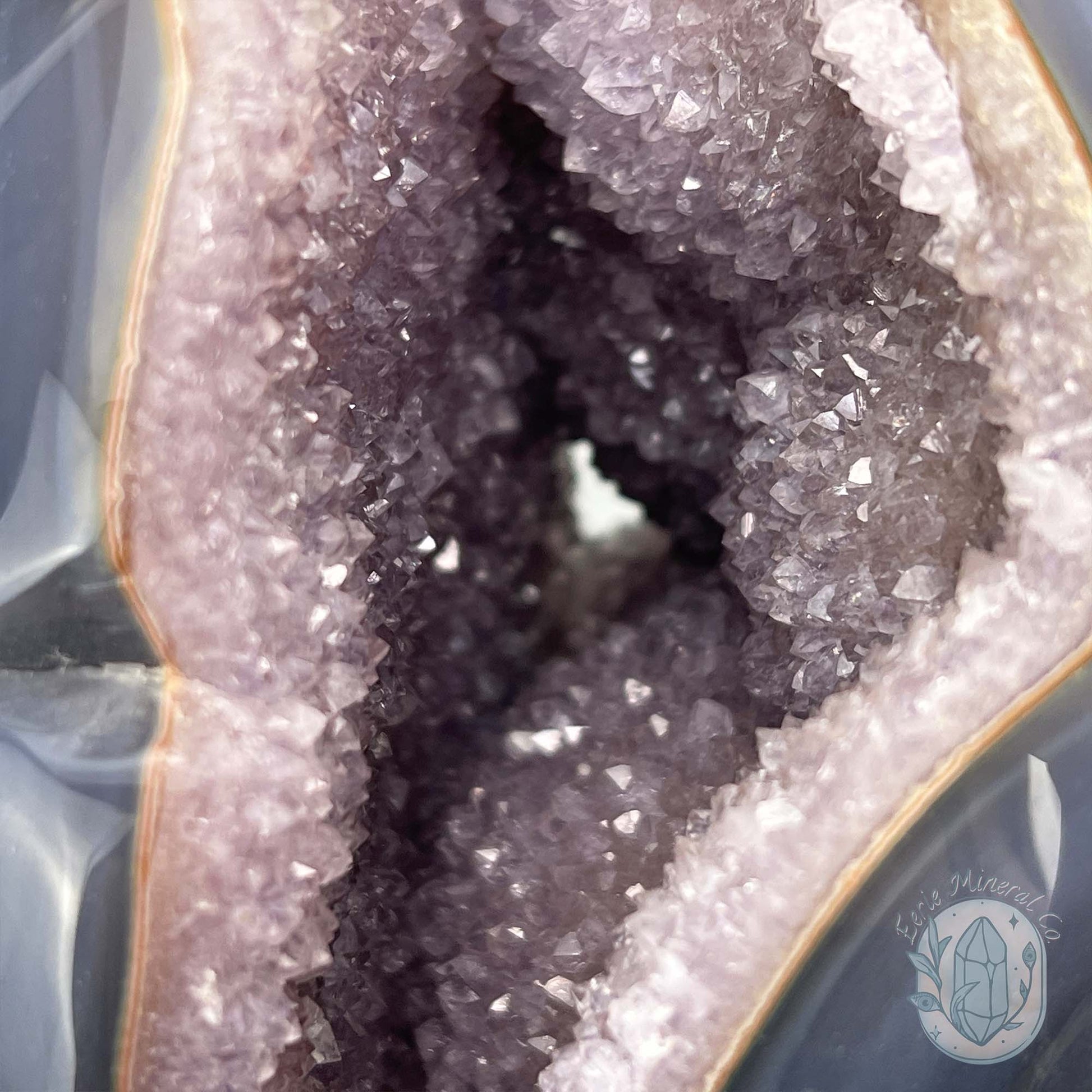 Large 3lb Amethyst Geode Skull Carving