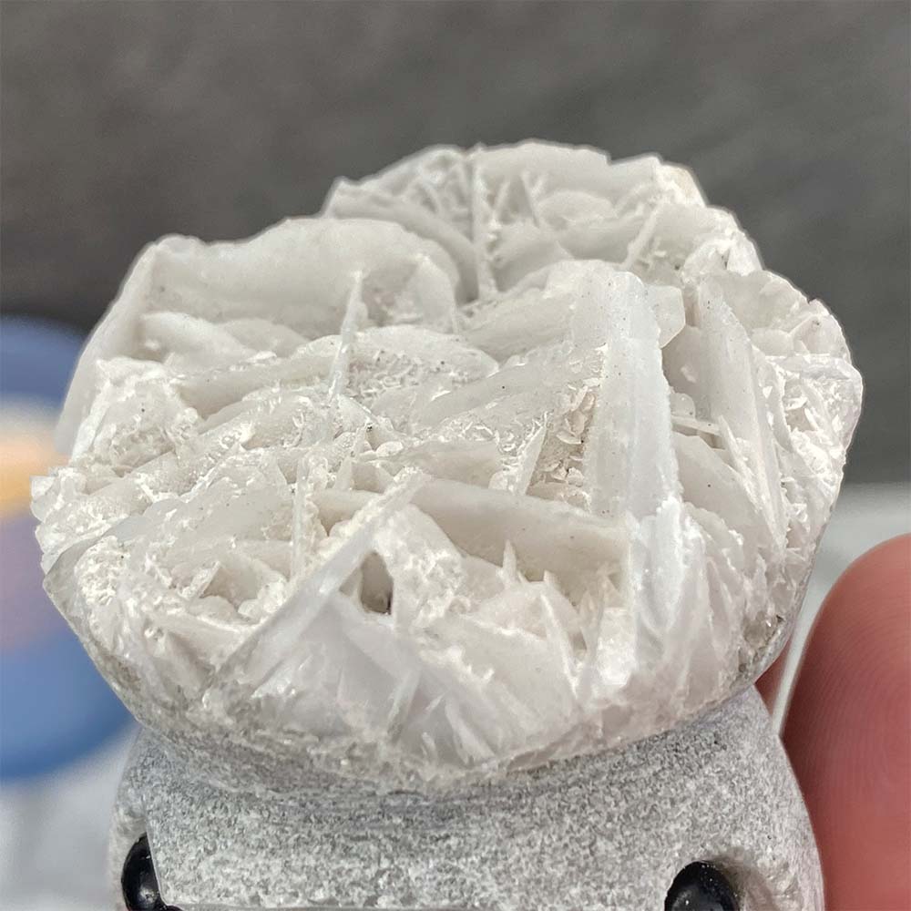 Bladed (Paper) Calcite Elephant Carving