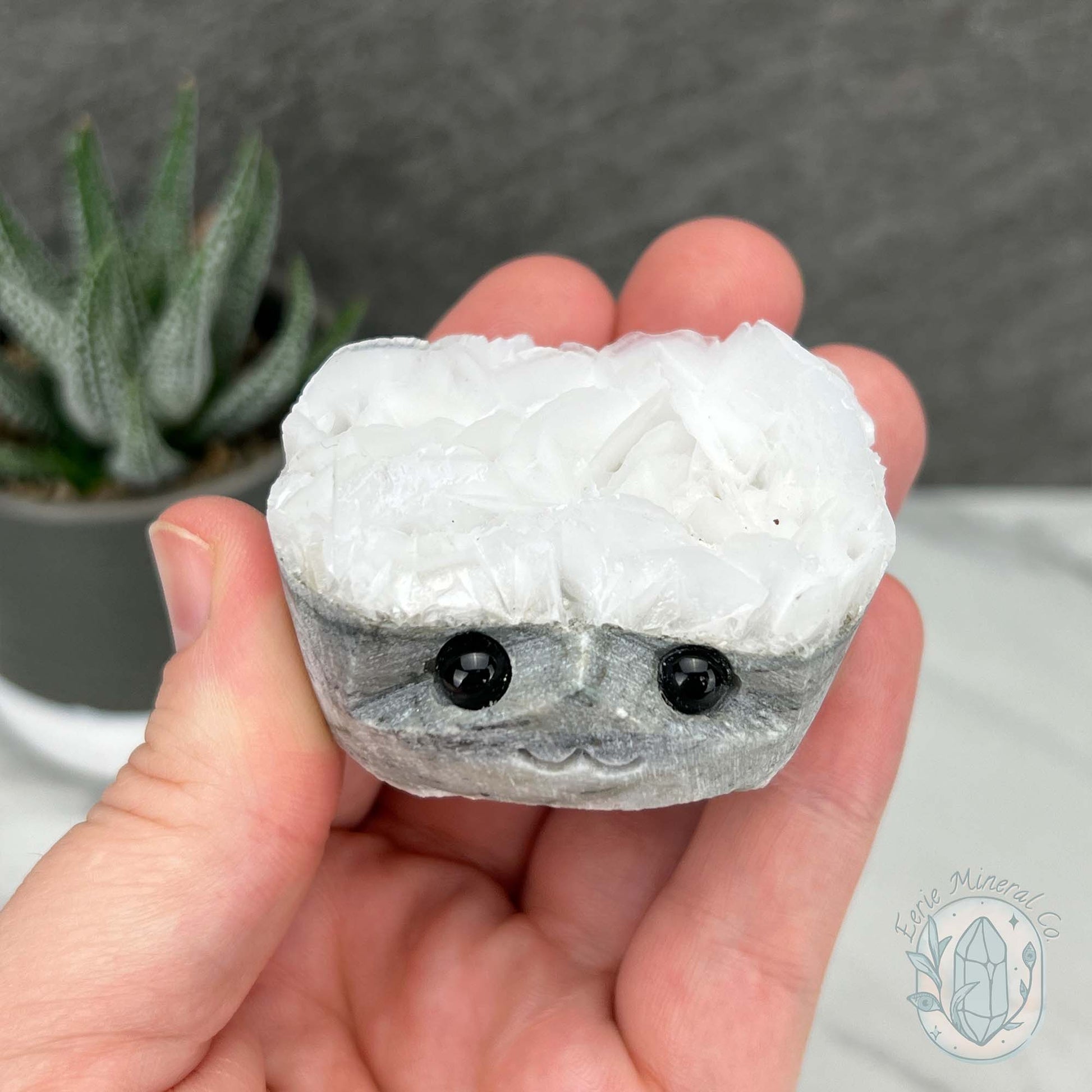 UV Reactive Bladed Calcite Hedgehog Specimen