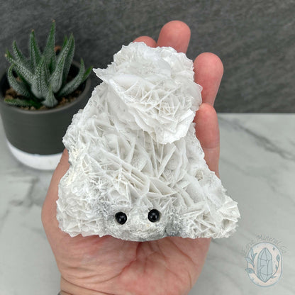 UV Reactive Bladed Calcite Hedgehog Specimen