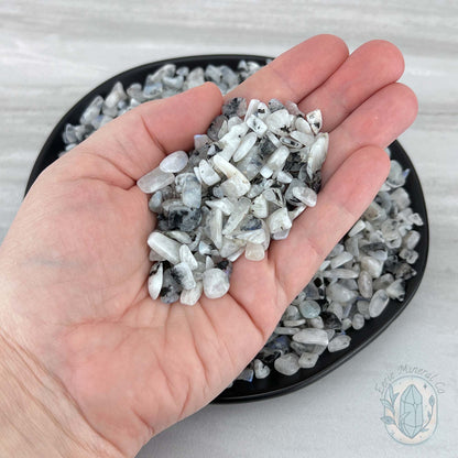 Polished Blue Moonstone Chips