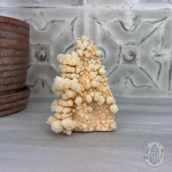 Natural Druzy Cave Calcite Stalactite Specimen