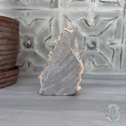 Natural Druzy Cave Calcite Stalactite Specimen