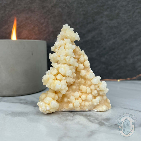 Yunnan Province Creamy Calcite Cave Stalactite Specimen