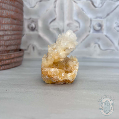 Natural Druzy Cave Calcite Stalactite Specimen