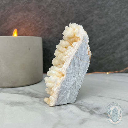Yunnan Province Creamy Calcite Cave Stalactite Specimen