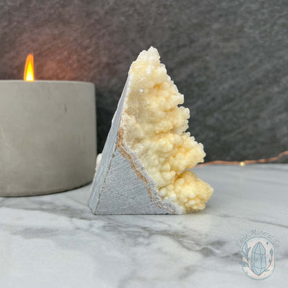 Yunnan Province Creamy Calcite Cave Stalactite Specimen