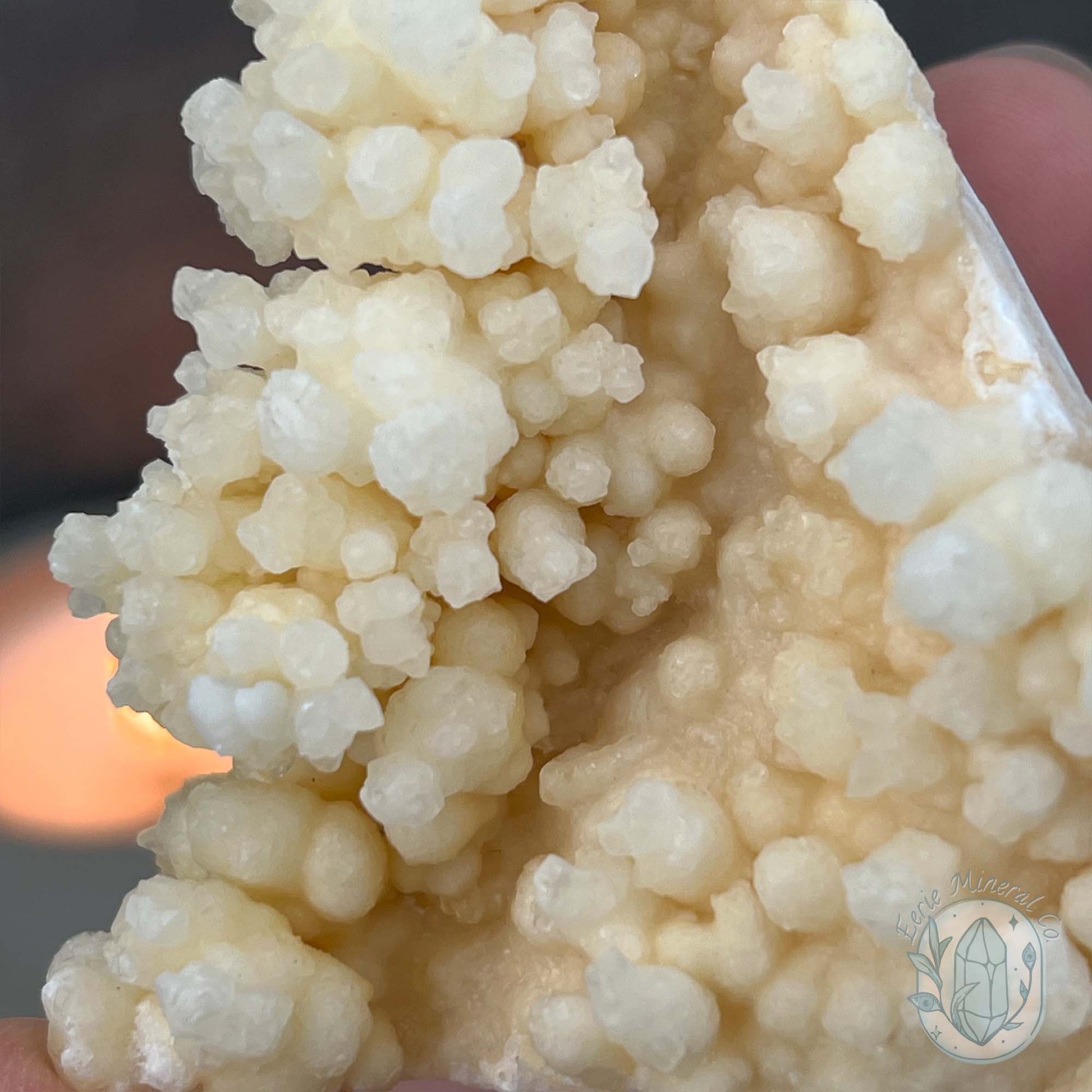 Yunnan Province Creamy Calcite Cave Stalactite Specimen