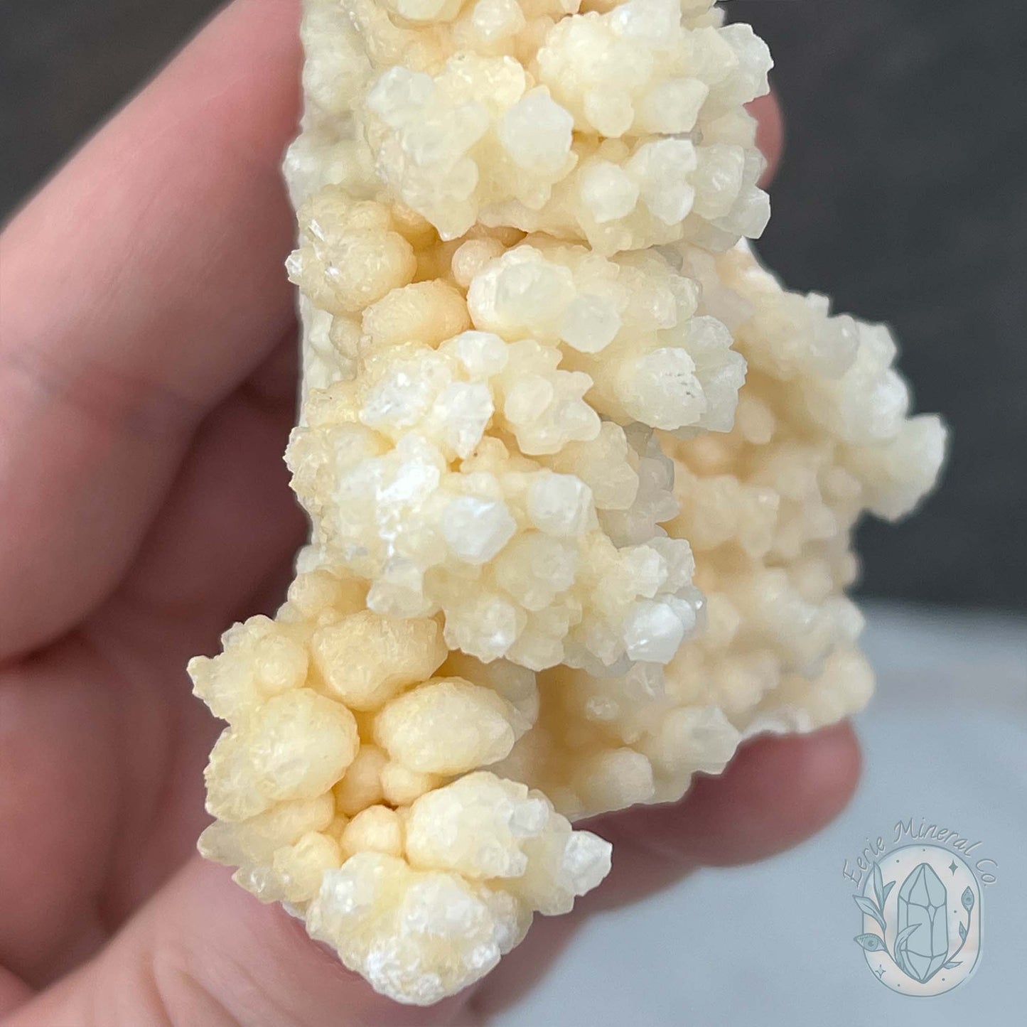 Yunnan Province Creamy Calcite Cave Stalactite Specimen