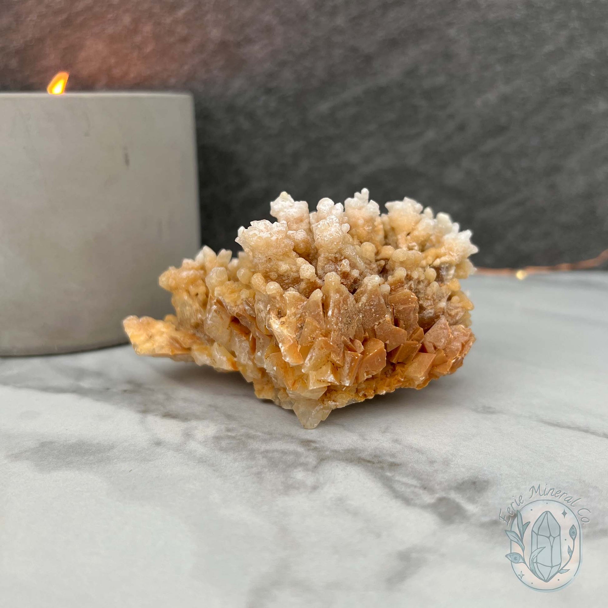 Yunnan Province Creamy Calcite Cave Stalactite Specimen