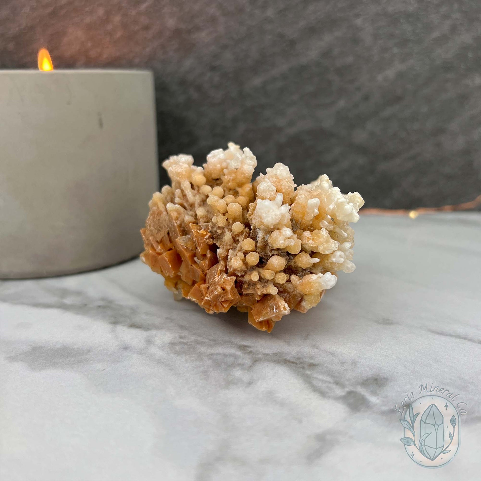 Yunnan Province Creamy Calcite Cave Stalactite Specimen