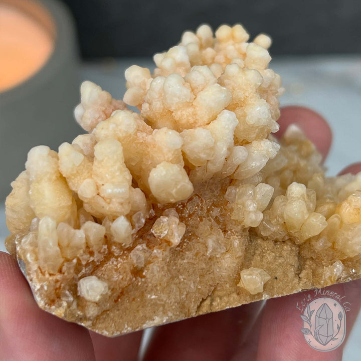 Yunnan Province Creamy Calcite Cave Stalactite Specimen