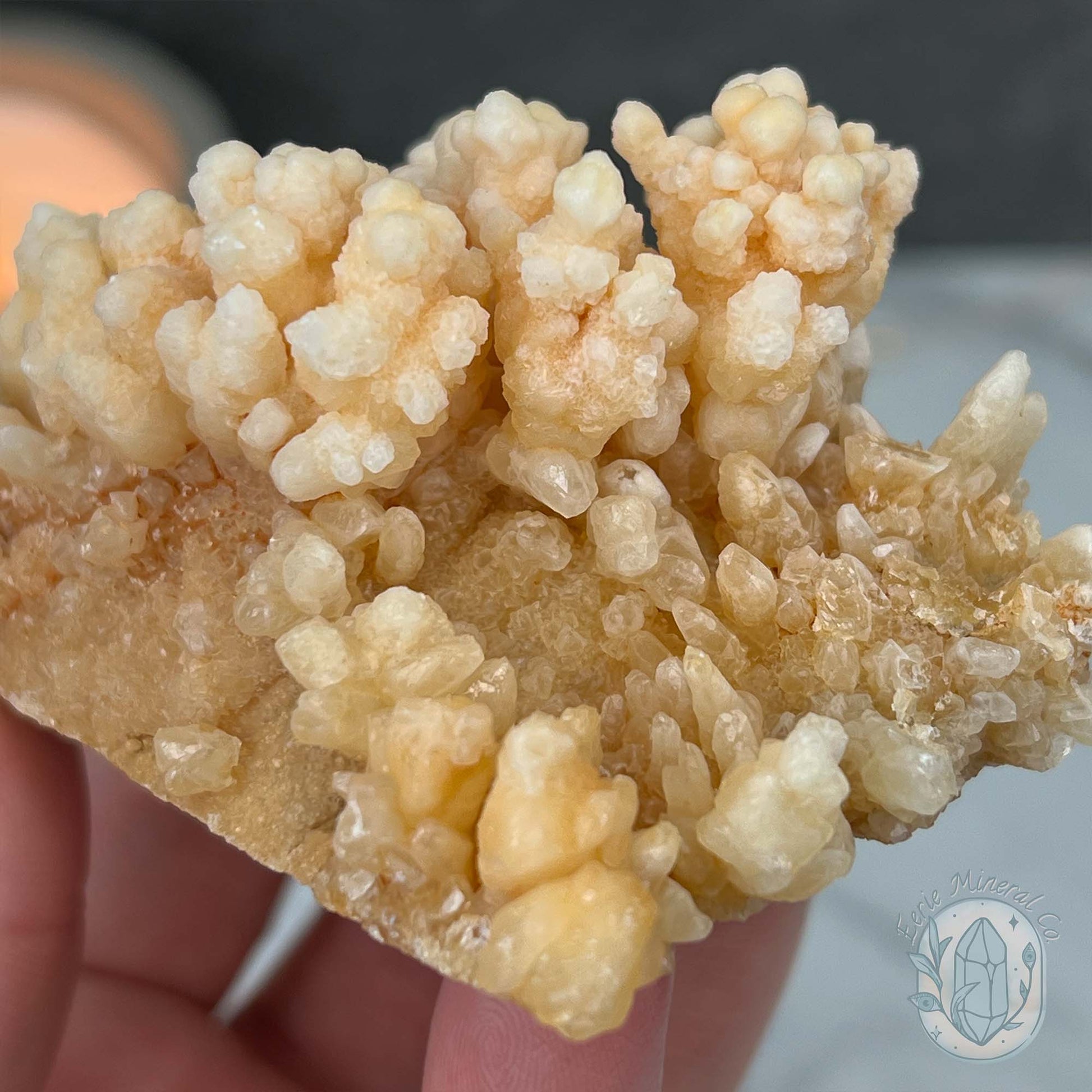 Yunnan Province Creamy Calcite Cave Stalactite Specimen