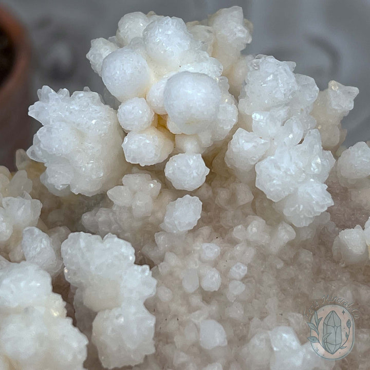 Natural Druzy Cave Calcite Stalactite Specimen