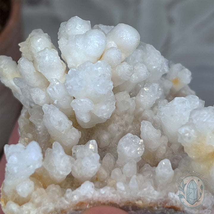 Natural Druzy Cave Calcite Stalactite Specimen