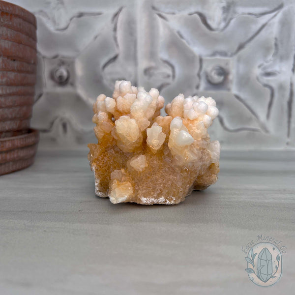 Natural Druzy Cave Calcite Stalactite Specimen