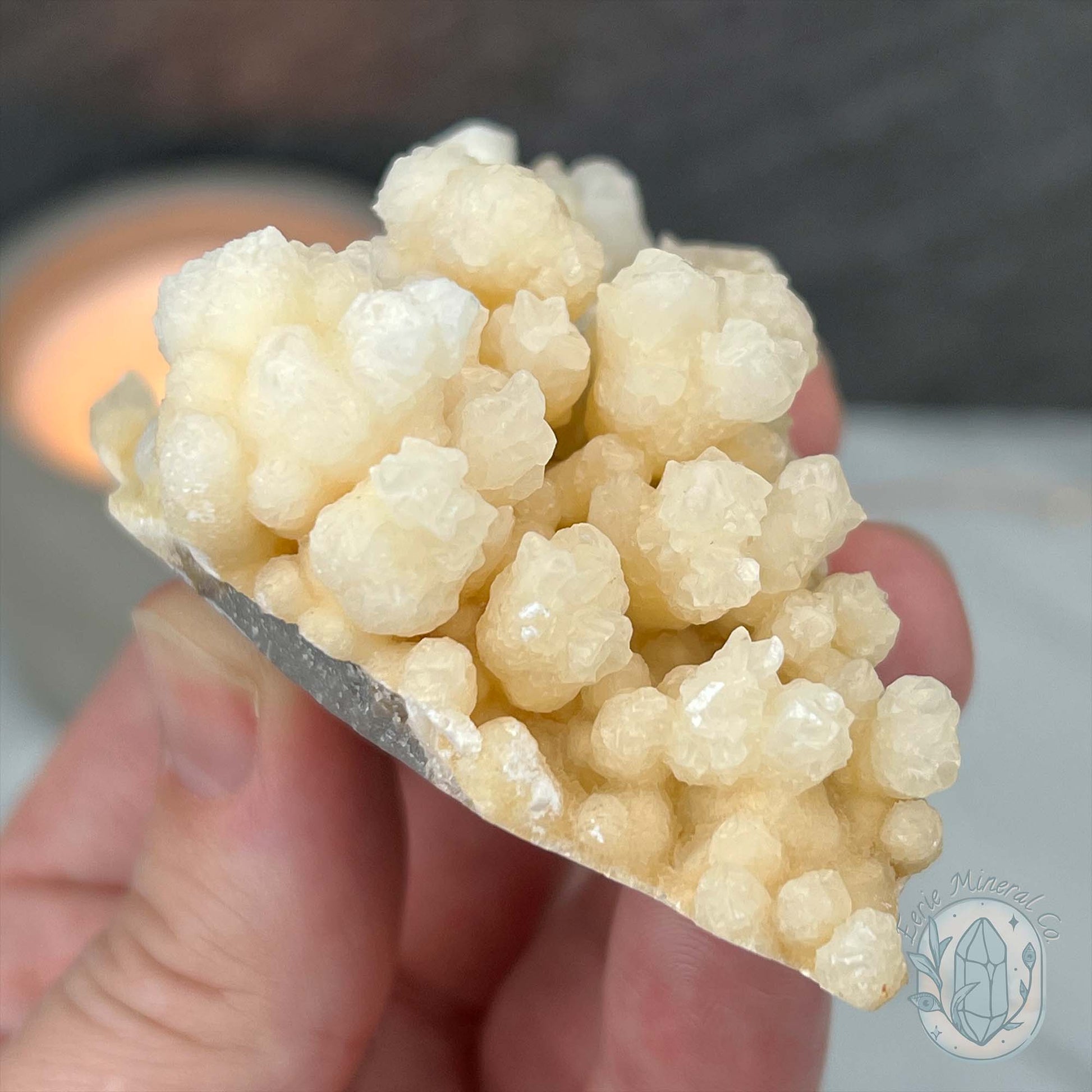 Yunnan Province Creamy White Calcite Cave Stalactite Specimen